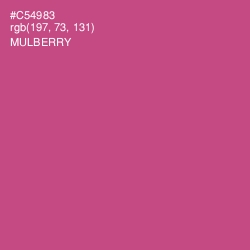 #C54983 - Mulberry Color Image