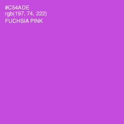 #C54ADE - Fuchsia Pink Color Image