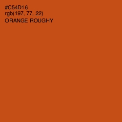 #C54D16 - Orange Roughy Color Image