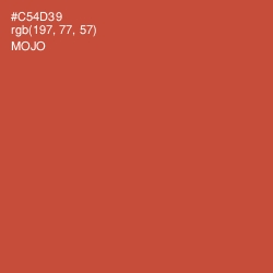 #C54D39 - Mojo Color Image