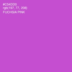 #C54DD0 - Fuchsia Pink Color Image