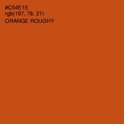 #C54E15 - Orange Roughy Color Image