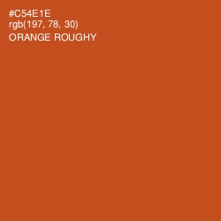 #C54E1E - Orange Roughy Color Image