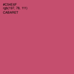 #C54E6F - Cabaret Color Image