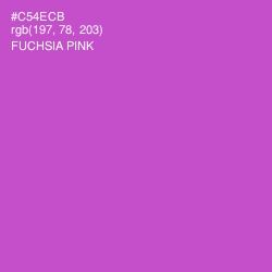 #C54ECB - Fuchsia Pink Color Image