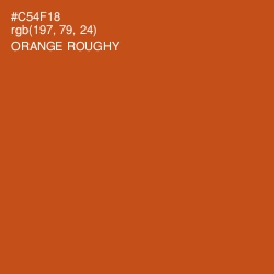 #C54F18 - Orange Roughy Color Image