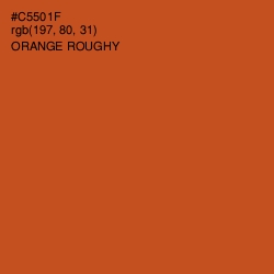 #C5501F - Orange Roughy Color Image