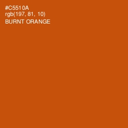 #C5510A - Burnt Orange Color Image