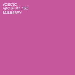 #C5579C - Mulberry Color Image