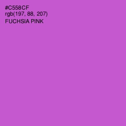 #C558CF - Fuchsia Pink Color Image