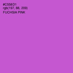 #C558D1 - Fuchsia Pink Color Image