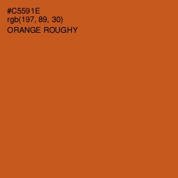 #C5591E - Orange Roughy Color Image