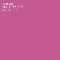 #C55993 - Mulberry Color Image