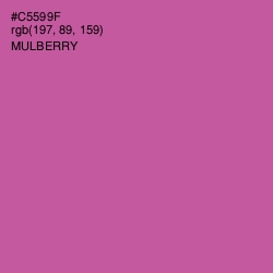 #C5599F - Mulberry Color Image