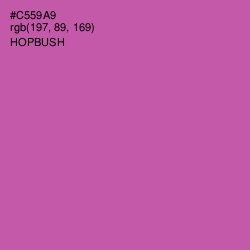 #C559A9 - Hopbush Color Image