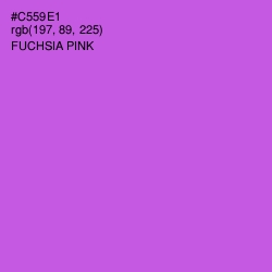 #C559E1 - Fuchsia Pink Color Image