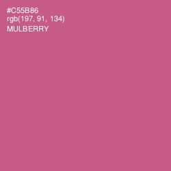 #C55B86 - Mulberry Color Image