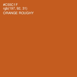 #C55C1F - Orange Roughy Color Image