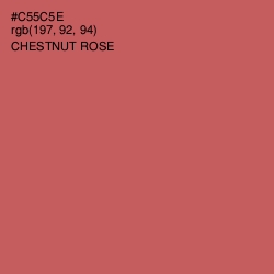 #C55C5E - Chestnut Rose Color Image