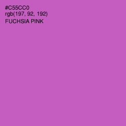 #C55CC0 - Fuchsia Pink Color Image