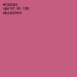 #C55D80 - Mulberry Color Image