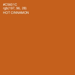 #C5601C - Hot Cinnamon Color Image