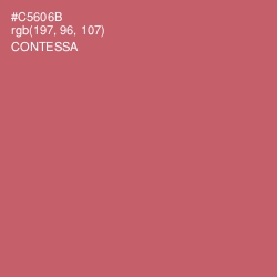#C5606B - Contessa Color Image