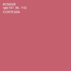 #C5606E - Contessa Color Image