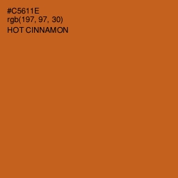 #C5611E - Hot Cinnamon Color Image