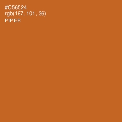 #C56524 - Piper Color Image