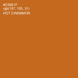 #C5691F - Hot Cinnamon Color Image