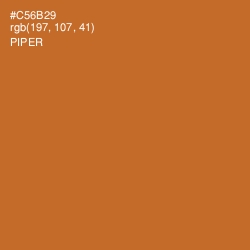 #C56B29 - Piper Color Image