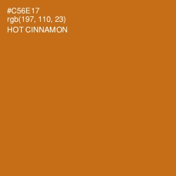 #C56E17 - Hot Cinnamon Color Image