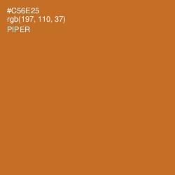 #C56E25 - Piper Color Image