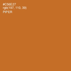 #C56E27 - Piper Color Image