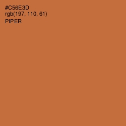 #C56E3D - Piper Color Image