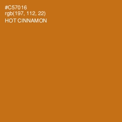 #C57016 - Hot Cinnamon Color Image