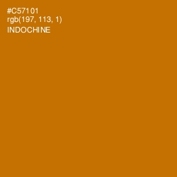 #C57101 - Indochine Color Image