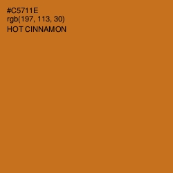 #C5711E - Hot Cinnamon Color Image