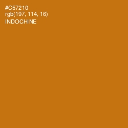 #C57210 - Indochine Color Image