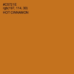 #C5721E - Hot Cinnamon Color Image