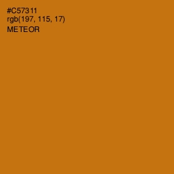 #C57311 - Meteor Color Image