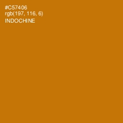 #C57406 - Indochine Color Image