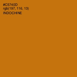 #C5740D - Indochine Color Image