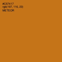 #C57417 - Meteor Color Image