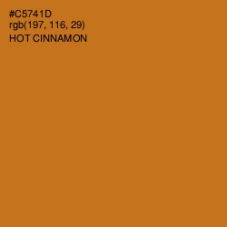 #C5741D - Hot Cinnamon Color Image