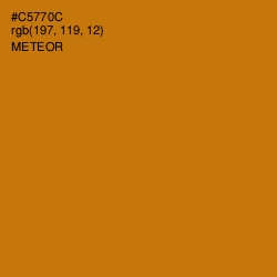 #C5770C - Meteor Color Image