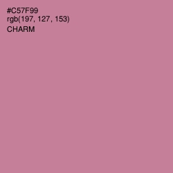 #C57F99 - Charm Color Image