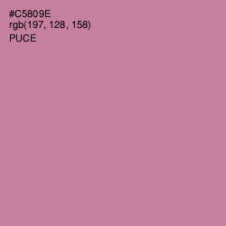 #C5809E - Puce Color Image