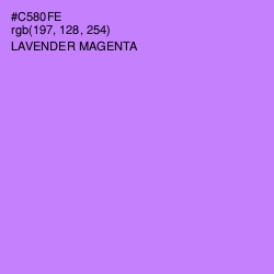 #C580FE - Lavender Magenta Color Image